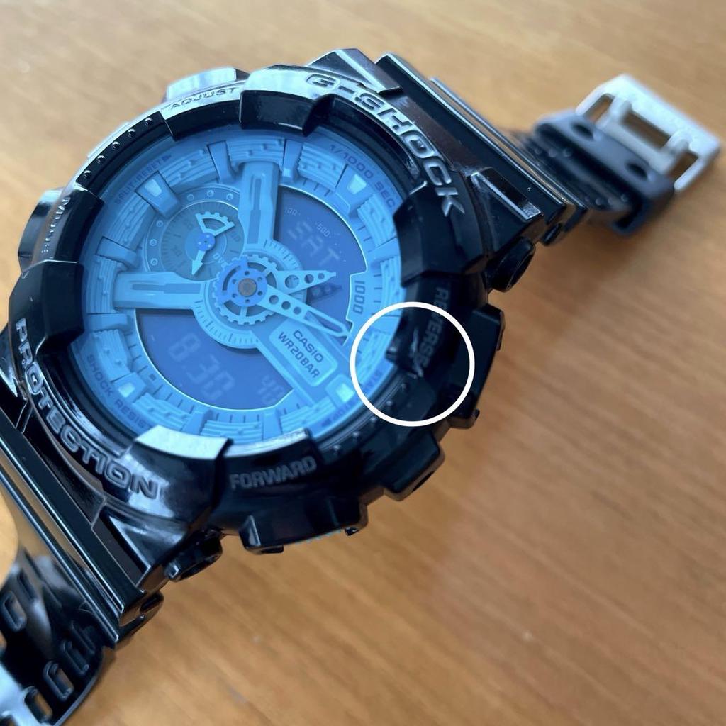 [Б/У] CASIO G-SHOCK GA-110B Синий/Черный