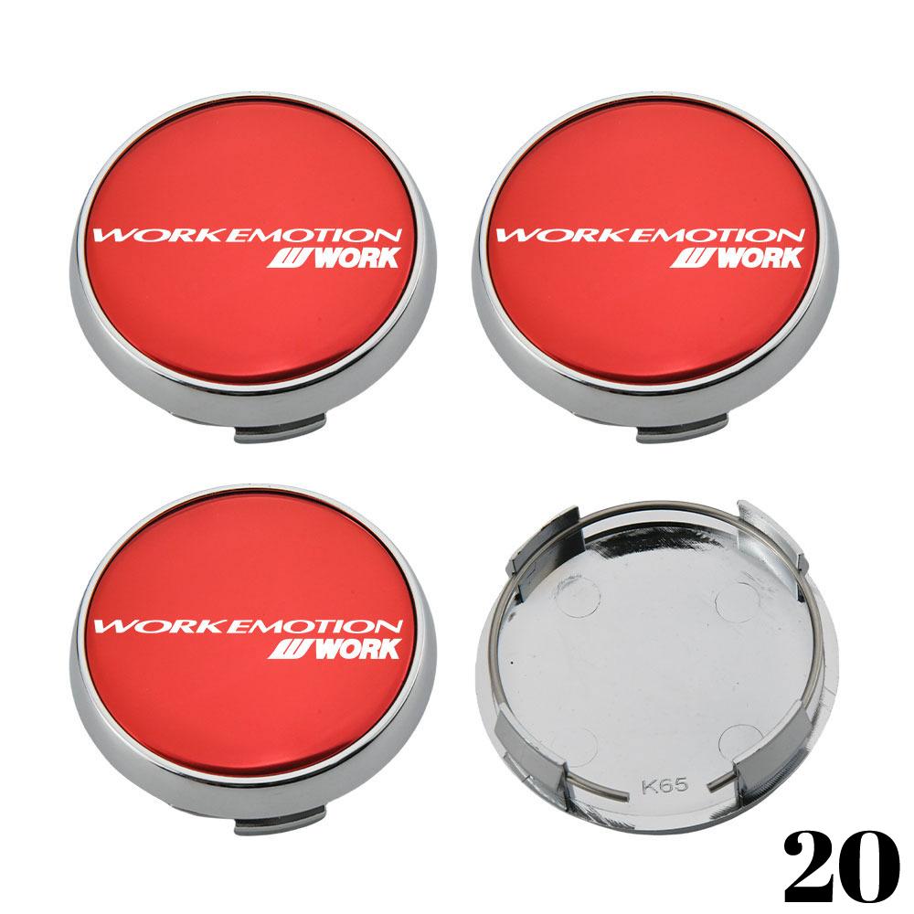WORK EMOTION Wheel Center Cap 65mm VS EQUIP MEISTER Emblem Sport Rim Hubcap 66mm Wheel Cover Cap 68mm Car Styling Accessories