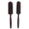 Прямая Твиловая Круглая Щетка для Волос со Щетиной Кабана Деревянная Ручка Вращающаяся Расческа для Укладки