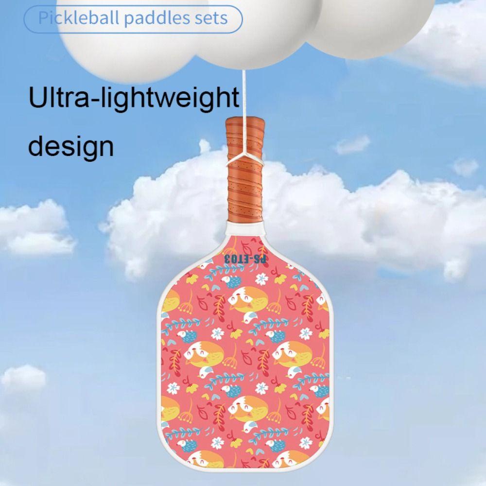 Honeycomb Core Kid Racquet Set Lightweight Squash New Pickleball Paddle  Gifts for Children