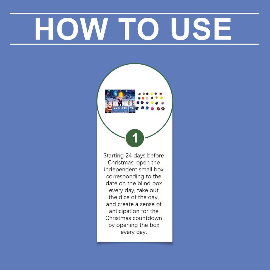 Рождественский Адвент-календарь с кубиками Ассорти Тисненый Настольный игровой набор кубиков Календарь обратного отсчета до Рождества Для семьи мужчин подростков