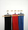 Wooden Hangers 8 for Clothes, Wall-mounted, Sauna, Towels, Pants, Beech