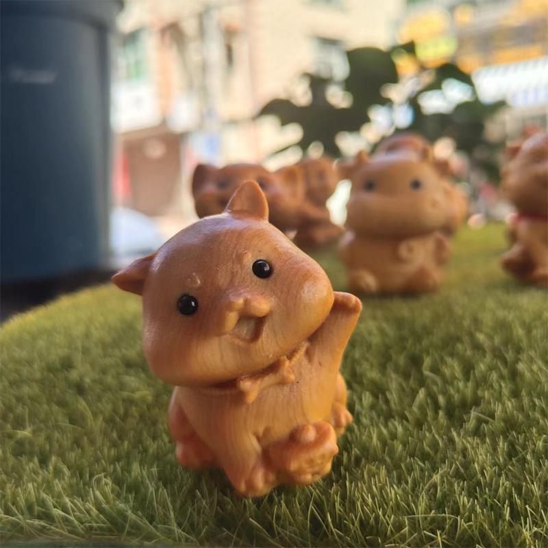 Dragon Snake Animal Wooden Product Wood Carving Car Decoration Hanging Ornaments Sculptures And Figurines Room Home Decoration