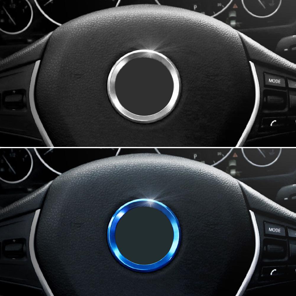 New Car Styling Decoration Ring Steering Wheel Circle Sticker For BMW M3 M5 E36 E46 E60 E90 E92 X1 F48 X3 X5 X6
