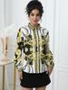 Stylish Women Blouse for A Chic Look Fashion Printing Office Ladies Shirts Tops Blusa Mujer