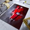 Красный Автомобиль Струйная Креативная Печать Ковер для Гостиной Спальни Прикроватный Диван Стол Напольный Коврик Ковер Декор Большой Размер для Подарков