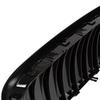 BMW X5 E70 06-13 grilles between the headlights (kidneys) left + right set BLACK GLOSSY DOUBLE BAR