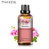 PHATOIL 30ML Geranium Floral Essential Oil for Repellent Sterilization Air Freshening Candle Soap Making Perfume Aromatherapy Diffusers