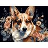 5d DIY Алмазная картина Вышивка крестом Животные Милые собаки корги Изделия ручной работы Алмазная вышивка Мозаика Домашний декор