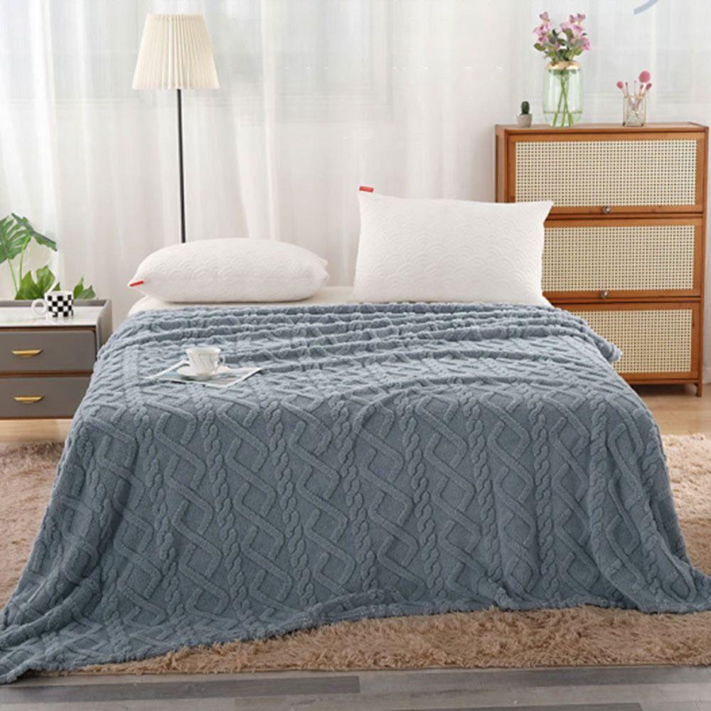 Стирка в машине Плед для дивана Фланелевый флис Плед для кровати Современный плед Гостиная