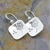 Retro Square Dandelion Women's Fashion Earrings