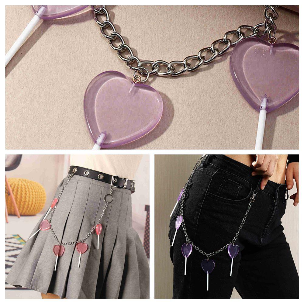 Hip Hop Punk Jewelry Rock Keychain Chain Keychain Waist Chain Trousers Decoration Pants Chain