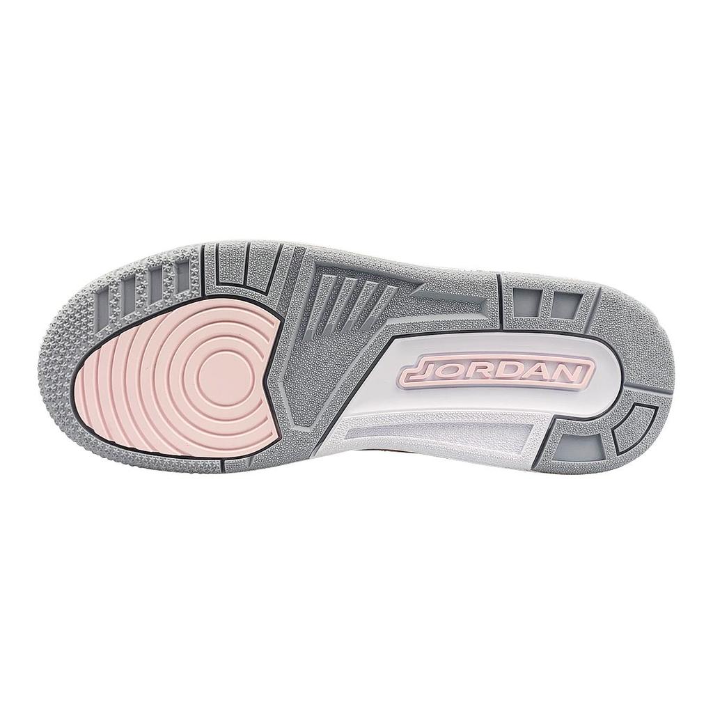 Jordan Legacy 312 Slip Resistant Abrasion Resistant Low top Vintage Basketball Shoes Women's White Pink HF0747-151(Team47-312F)