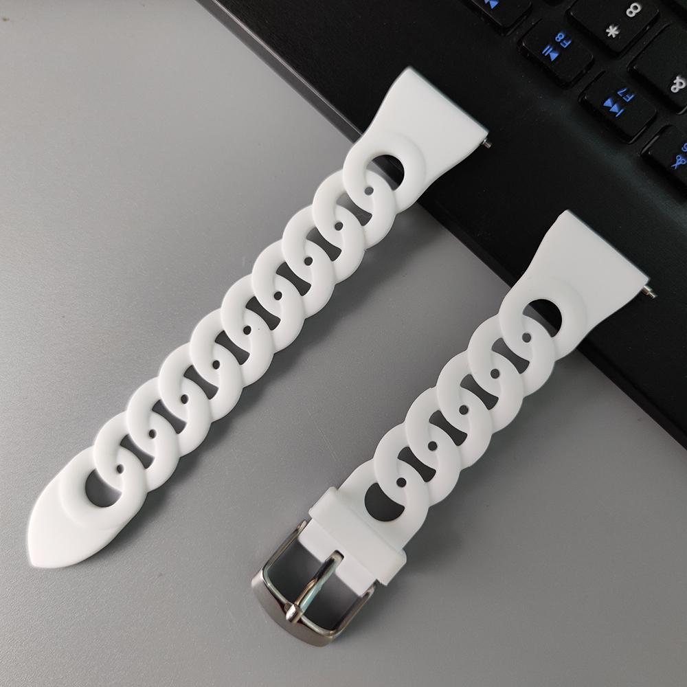 20mm/22mm Silicone band For Amazfit bip/6/5/GTR 4/3 Pro 42mm/47mm/GTR2/stratos 2/3 Watch Bracelet Amazfit GTS 4/2/2e Mini straps