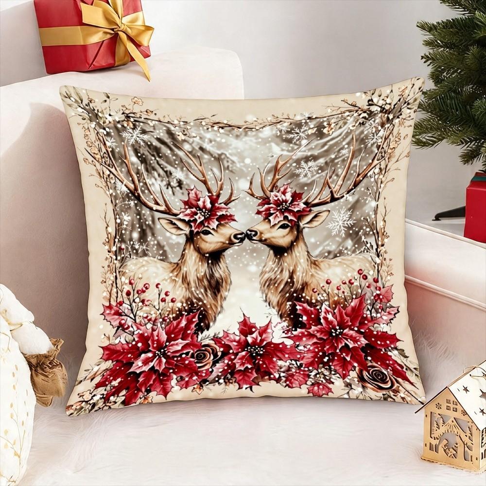 Hidden Zipper Decorative Cushion Cover Soft Texture Throw Pillow Cover Sofa Decoration