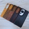 Элегантный защитный чехол из арамидного волокна из дерева для Huawei P60 - стильный и прочный мобильный чехол