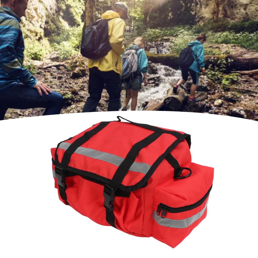 Large Capacity First Responder Bag Reflective Striping Fire Gear Bag Durable Emergency Bag  Hiking