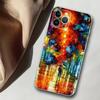 Подходит для iPhone13ProMax, чехол для мобильного телефона Van Gogh, окрашенный в анти-капельный цвет для защиты от падения руки