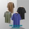 Retro Washed Distressed Short Sleeve T-shirt - 250g High Density Cotton, 8 Colors