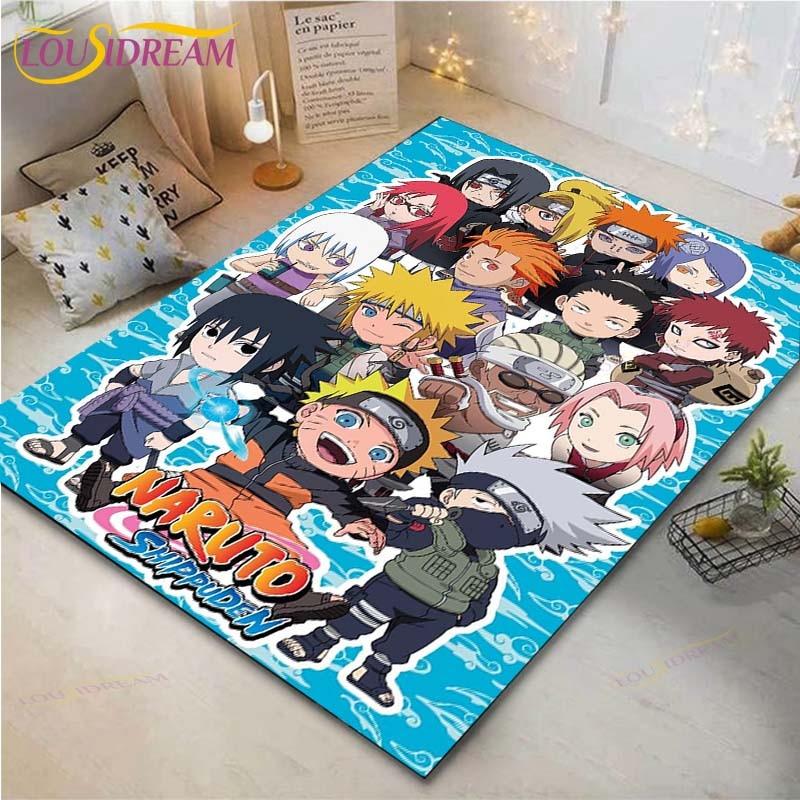 Напольный коврик с принтом аниме Наруто Коврики для гостиной Спальня Прикроватный ковер на эркер