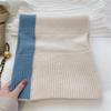 Thicken Shawl Wrap Knitting Neck Warmer Elegant Cross Scarf