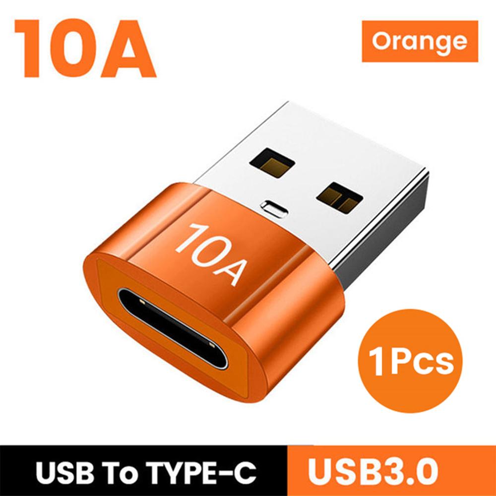 10A OTG USB 3.0 на Type C Адаптер PD 240 Вт Штекер на Розетку Конвертер Быстрая Зарядка OTG Адаптер Для Macbook Ноутбуков Xiaomi Samsung