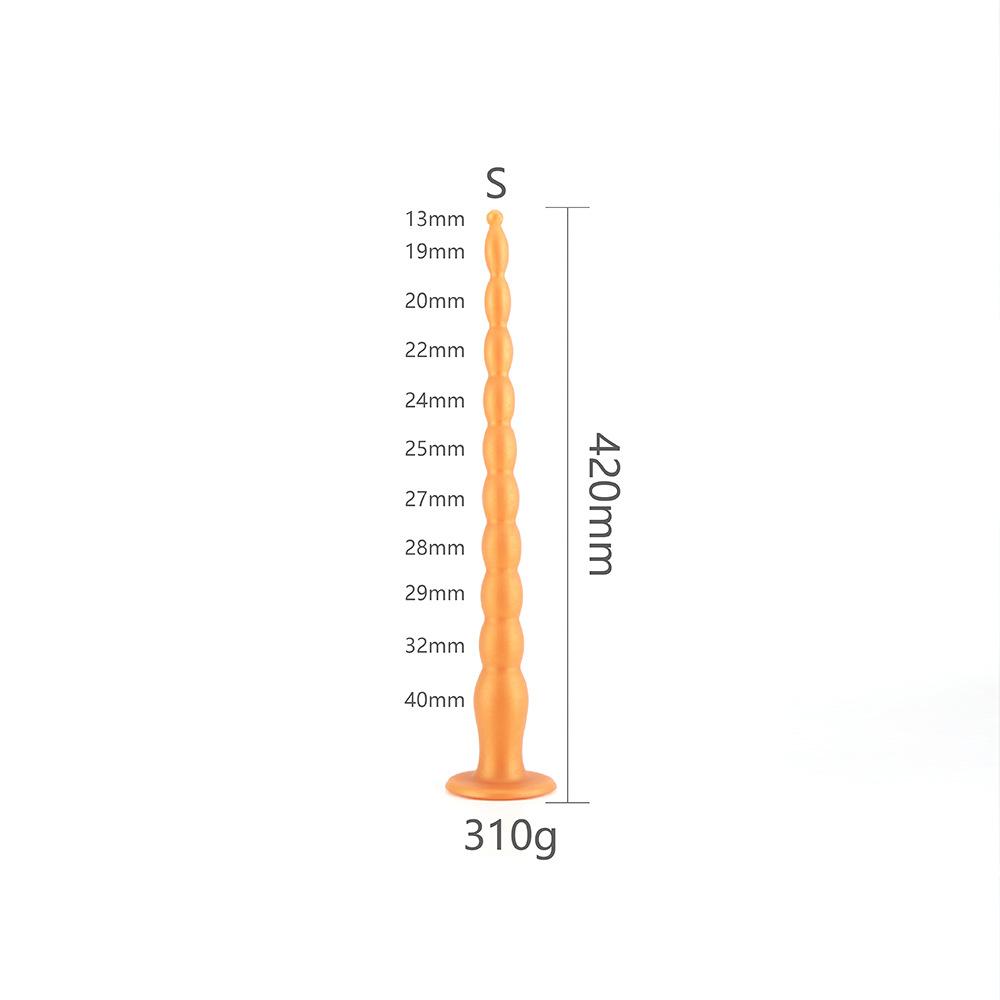 Супер длинный силиконовый секс-игрушки, мягкая анальная пробка для мужчин и женщин, анальный кнут, устройство для мастурбации, сексуальная секс-игрушка