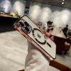 Применимо к iPhone 15 Гальванизированный CD-узор Тонкое отверстие Чехол для мобильного телефона Apple 14 с плёнкой для объектива Magsaf Магнитный защитный чехол