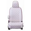 Чехлы на сиденья Полный комплект Spacia MK94S R5 Flair Wagon MM94S R6 Стеганые Белые с красной строчкой (2023)/12~ / (2024)/1~ ES-6308 [15ESA6308W]