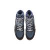 Li Ning 937 Ткань Кожа Прочные Легкие Дышащие Высокие Кроссовки Для Мужчин Скейтборды Черный Синий AZGS043-3