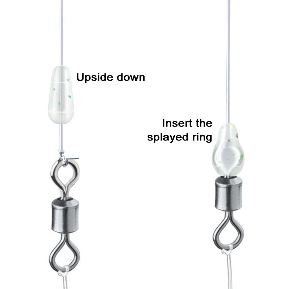 Sub Wire Winding Fishing Gear Camouflage Anti Entanglement Beans Fishing Hooks Supplies Silicone