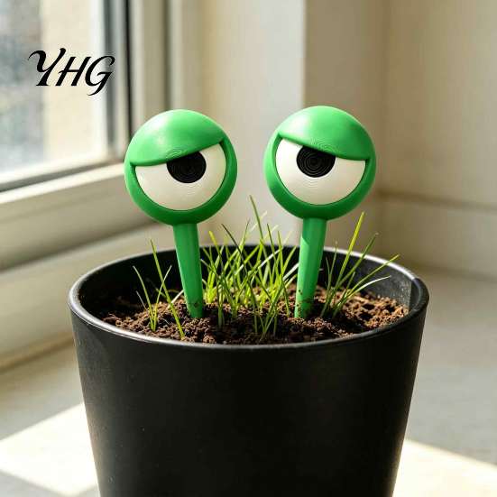 Funny Garden Decor for Succulents 3D Printed Eye Plant Stakes, Cartoon Stake, Whimsical Indoor Fun Art Potted Flowers Decor, Novelty Flower