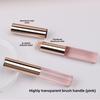 Mini Transparent Silicone Lip Brush Q Soft Round Head Brush Nail Art Tool Makeup Tool