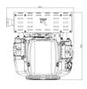 Двигатель Loncin Lc2V80Fd-A Внутреннего сгорания Бензиновый V-Twin V2 27 л.с. Двухцилиндровый Горизонтальный цилиндрический вал 25,4 мм Двигатель Loncin 2V80 Honda, Vanguard, Briggs, Ko