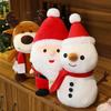 Cute Santa Snowman Elk Doll Ornament Christmas Plush Toy Doll Xms Holiday Decoration Gift
