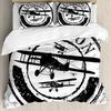 Aircraft 3D Digital Printing Three-Piece Bedding Home Textile Duvet Cover Bedding