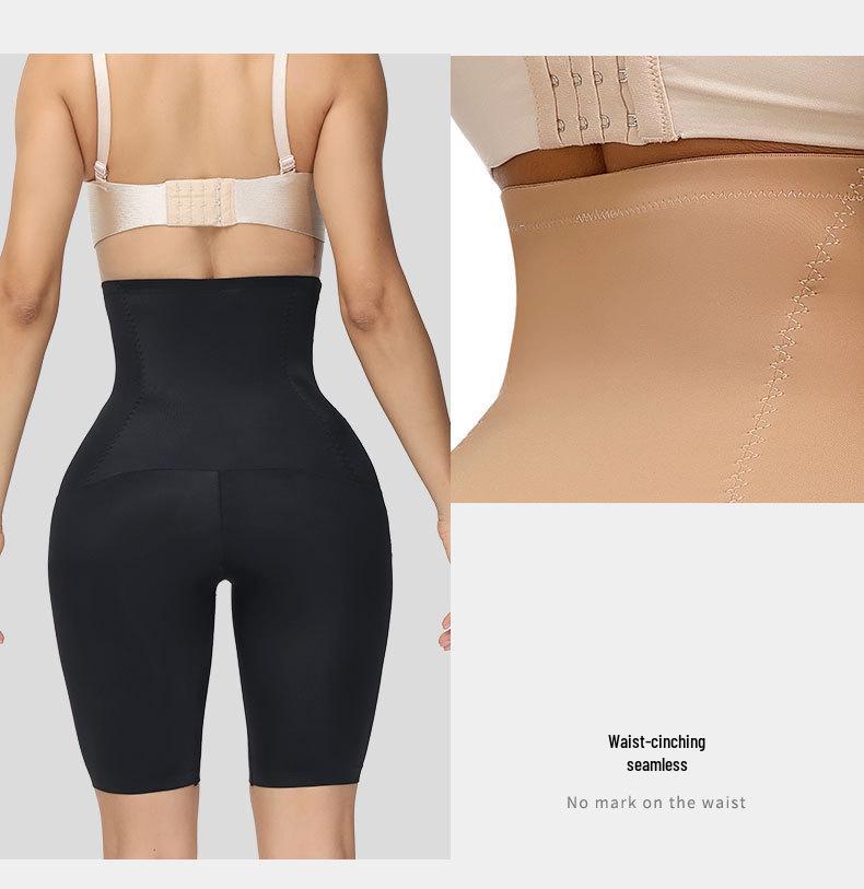 Базовые утягивающие шорты с высокой талией для контроля живота и подъема бедер большого размера