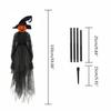Halloween Holding Hands Witches Pumpkin Witches Light Up Witches With Scary Screaming Voice For Outdoor Decor