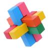 Colorful Kongming & Luban Locks: Educational Puzzle Gift for Adults & Students