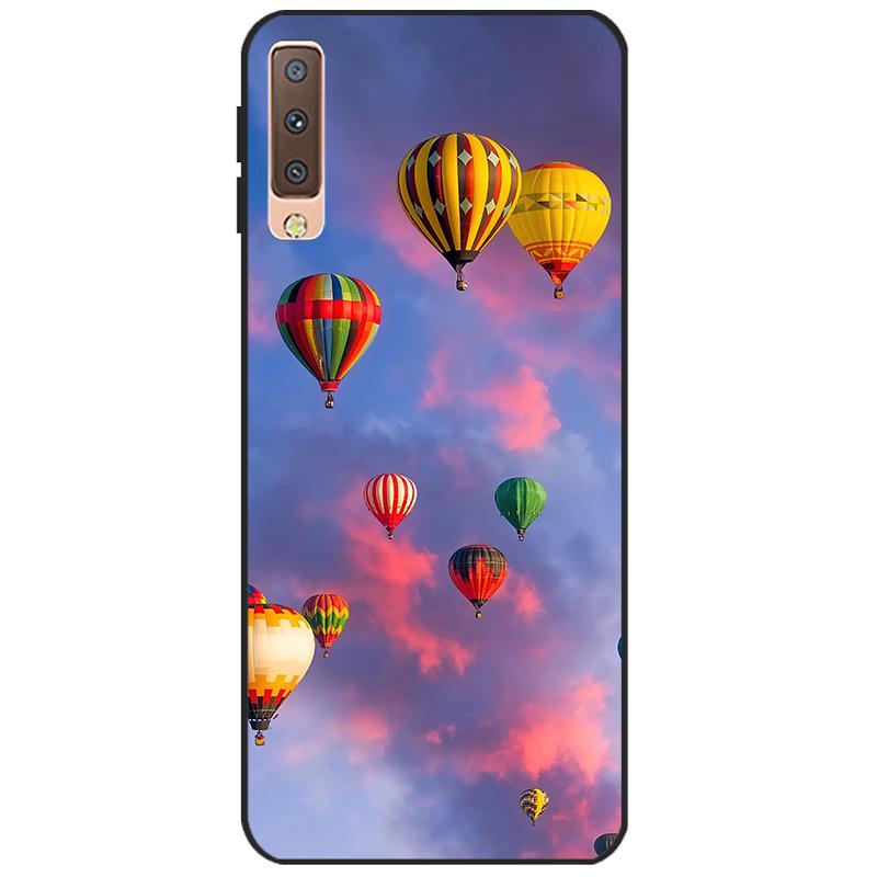 Чехлы для Samsung Galaxy A7 2018, силиконовый цветной чехол для телефона, чехол для Samsung A7 2018 A750 A750F, защитный корпус 6,0 дюймов
