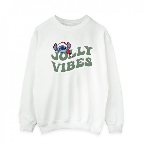 Disney Mens Lilo & Stitch Jolly Chilling Vibes Sweatshirt