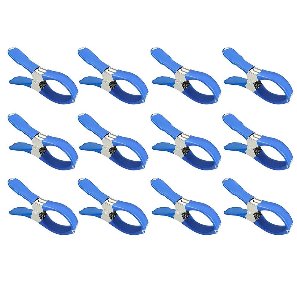 12Pcs Stainless Steel Hanger Pool Cover Clips Windproof Quilt Clip Clothes Pins  Above Ground Pools