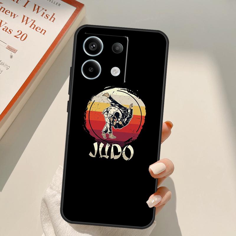 Японское боевое искусство Дзюдо Чехол Для Xiaomi Redmi Note 14 Pro 9 10 11 12 13 Pro 11S 12S Чехол Для Redmi 14C 10C 12C 13C
