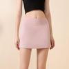 Теннисная короткая юбка Дышащая задняя часть юбки с разрезом Женская спортивная плиссированная юбка для гольфа Повседневные юбки с высокой талией Двухэтажная юбка с карманами