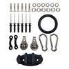 Kayak Anchor Trolley Kit Deck Rigging Set 9M Rope Canoe Accessories