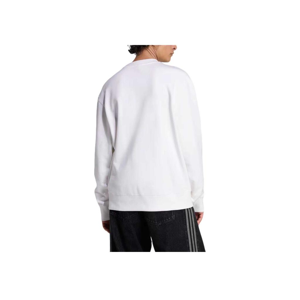 adidas Оригинал Реал Мадрид Lfstlr Свитшот с круглым вырезом Удобный, приятный к телу Мужской свитшот Белый KC7789