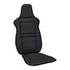 BONFORM Чехол на сиденье Racing Leather Светлый/Обычный автомобиль Переднее сиденье Свободный размер Антибактериальный и устойчивый к запахам Черный 4078-91BK