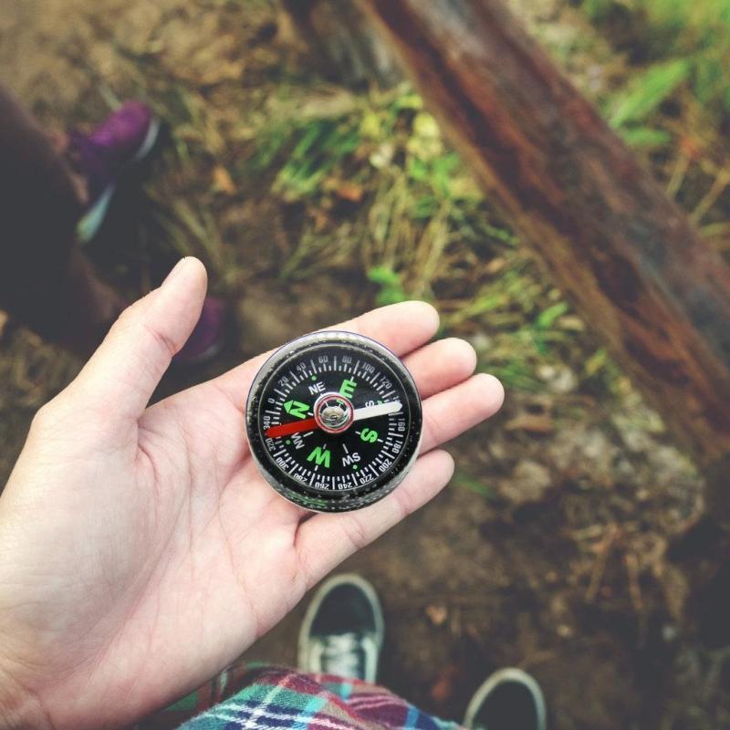 Waterproof Pocket Compassses High Precisions Horizontal Bubble Compasses Travel Navigation for Outdoor Travel Camping