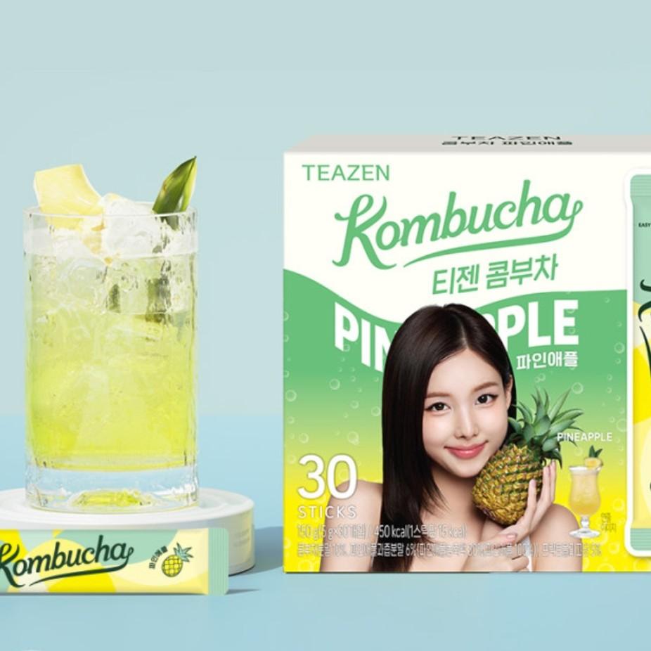 [Teazen] Kombucha Pineapple (1Box 30 sticks), Korea Kombucha