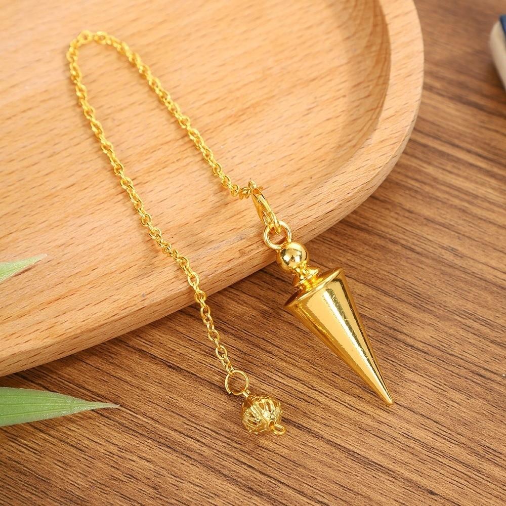 Energy Witch Spiritual Pendulos Pointed Meditation Cone Metal Pendulum Isis Pendulum Women